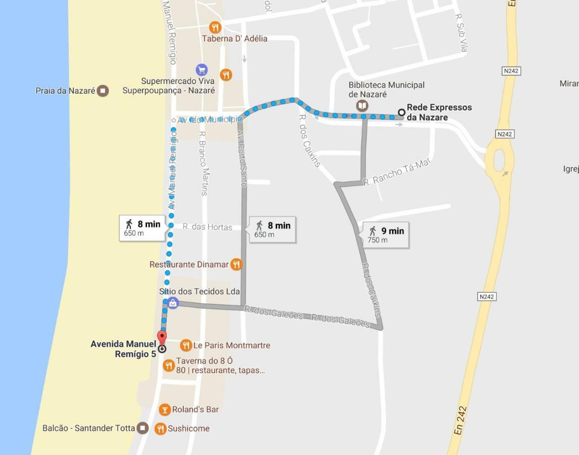 Nazare Apartamento Em Frente Ao Mar Exterior foto